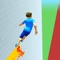 Jump from wall to wall by avoiding obstacles find the jucy jump points and climb to the top of the buildings