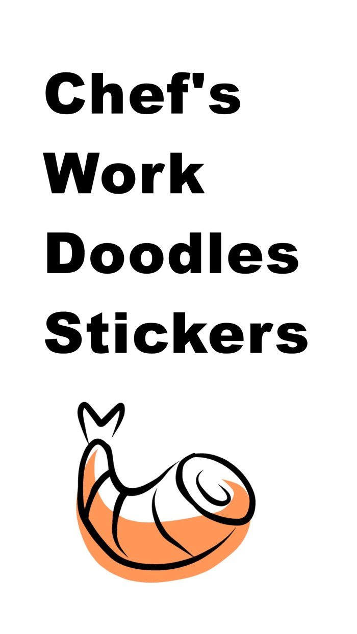 Chefs Work Doodles Stickers