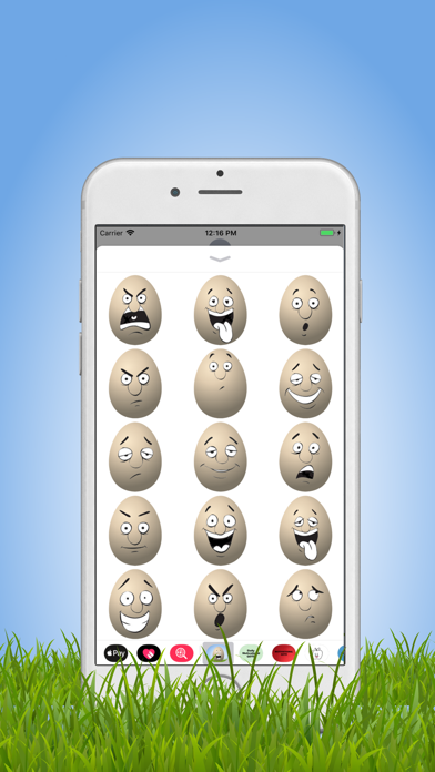 Cute Egg Emojis Stickers screenshot 2