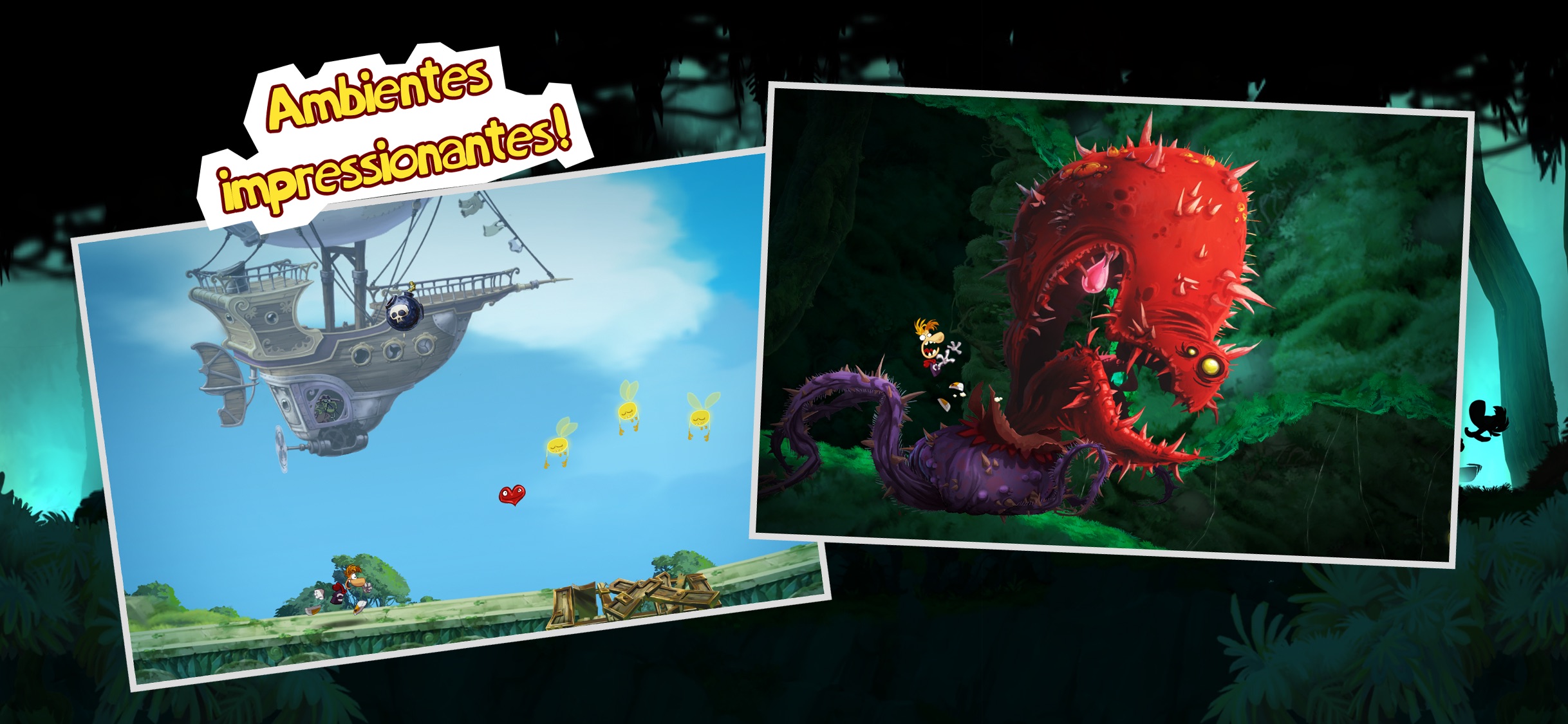 Screenshot do app Rayman Jungle Run