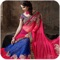 App includes all saree types including fabric material, embroidery work, party wear, casual and many more