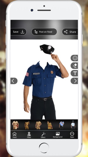 Man Police Photo Suit(圖3)-速報App