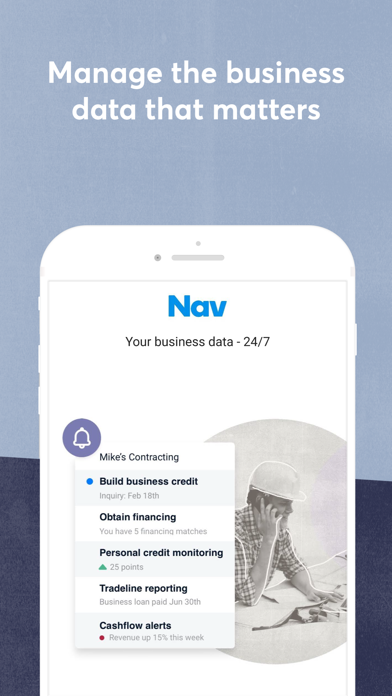 How to cancel & delete Nav: Business Credit & Finance from iphone & ipad 1