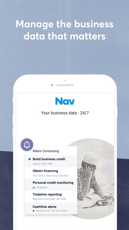 Nav: Business Credit & Finance screenshot-0
