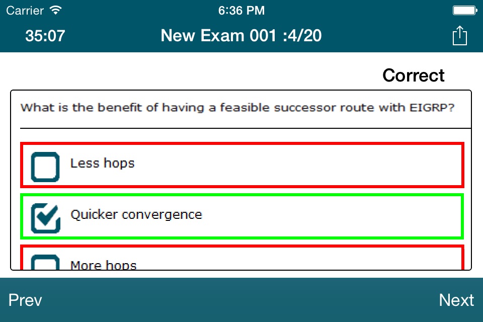 CCNA 200-101 Exam Online Lite screenshot 4