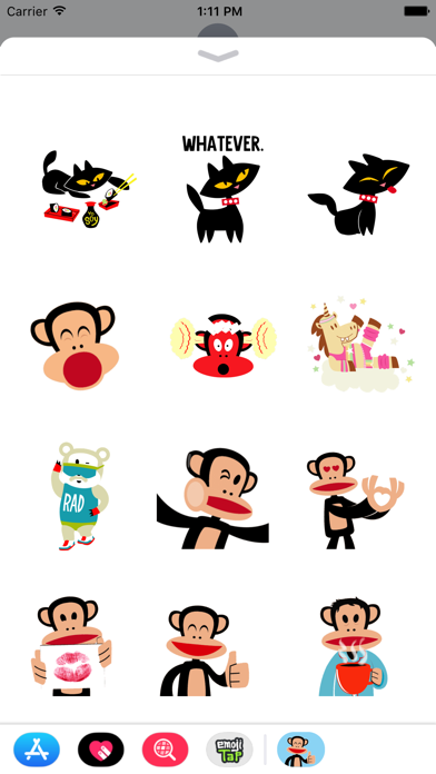 Paul Frank Animated Stickers screenshot 3