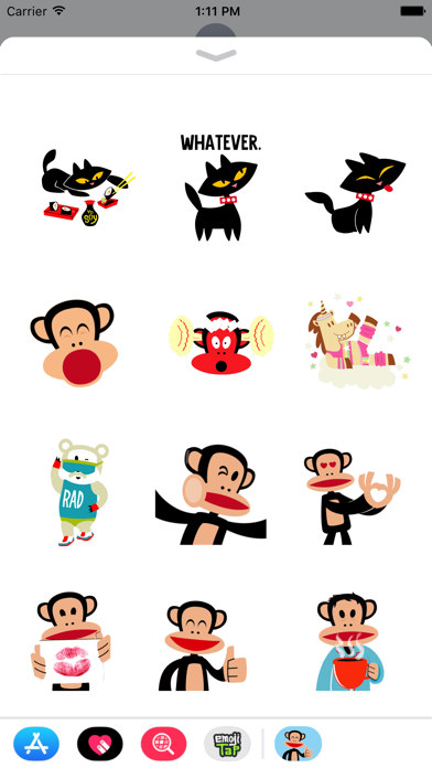 How to cancel & delete Paul Frank Animated Stickers from iphone & ipad 3