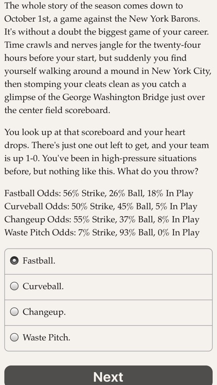 The Fielder's Choice