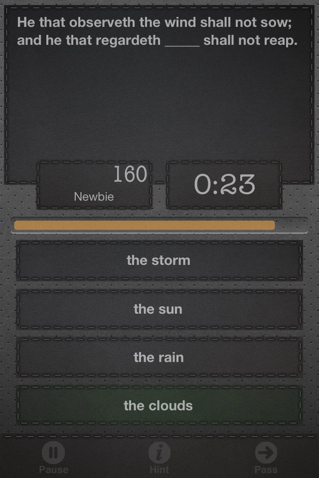 Bible Quiz App screenshot 3