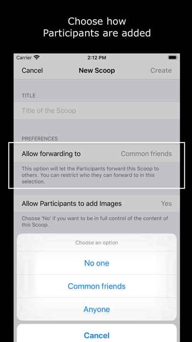Scoops - Photo Sharing App screenshot 4