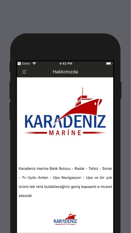 Karadeniz Marine Alışveriş