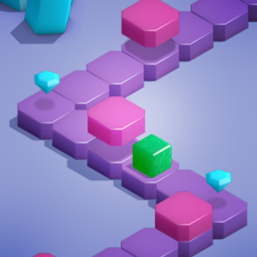 Twisty Cube - Jelly Road Jump iOS App