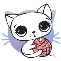 Cute Cat Talk  Quotes Sticker
