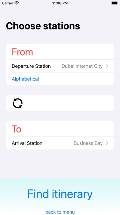 Dubai Metro - app