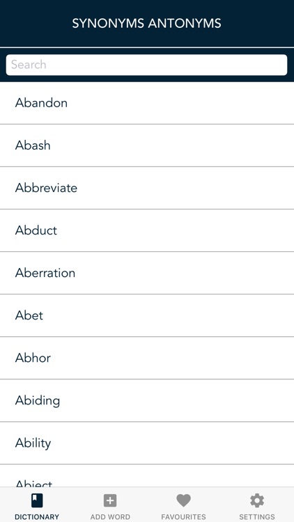 Synonyms Antonyms Dictionary