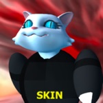 Skin Cartoon Cat Sim Christmas