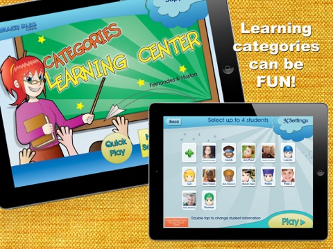 Categories Learning Center - náhled