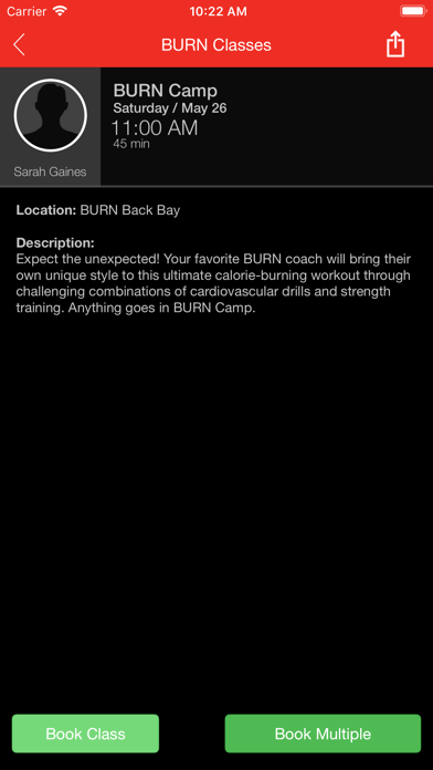 Burn Fitness Studios screenshot 4