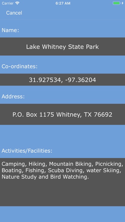 Texas State Parks!