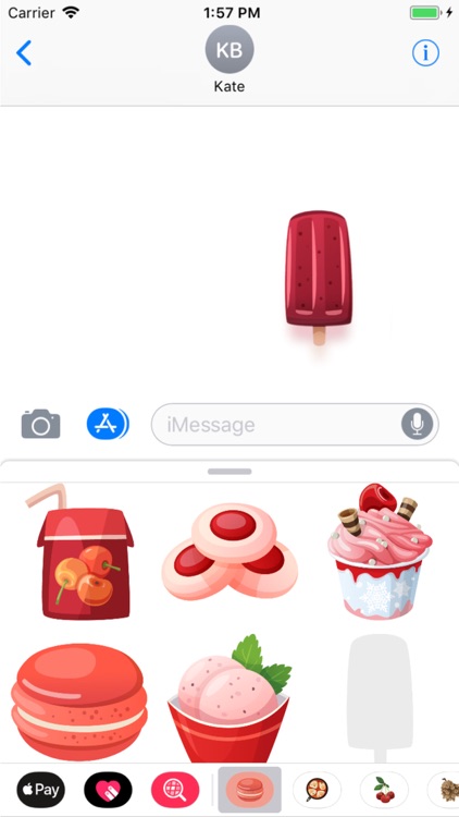 Cherry Desserts Stickers screenshot-3