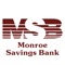 Bank conveniently and securely with Monroe Savings Bank Mobile Banking