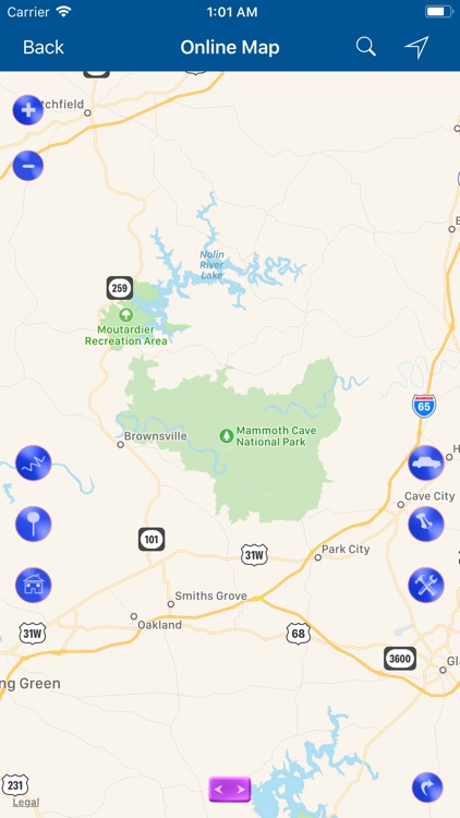 Mammoth Cave National Park Map screenshot-4