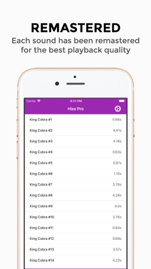 Hiss Pro - Snake Sounds(圖4)-速報App