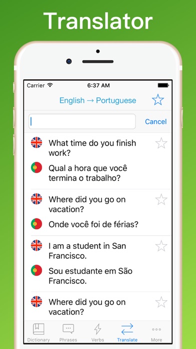 How to cancel & delete Portuguese Translator + from iphone & ipad 3