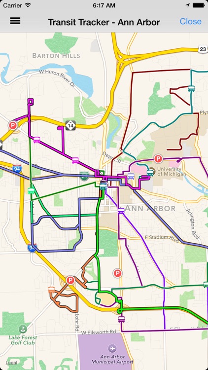 Transit Tracker - Ann Arbor