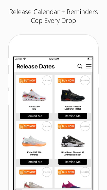 Sneaker Riot | Release Dates