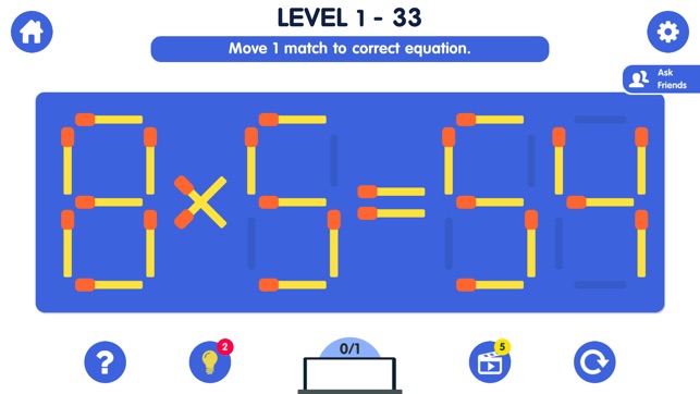 Matchstick Classic: Brain Game(圖4)-速報App