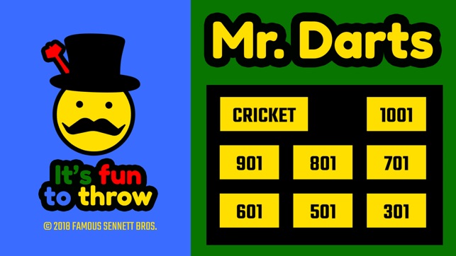 Mr. Darts - Cricket/01 Scorer(圖1)-速報App