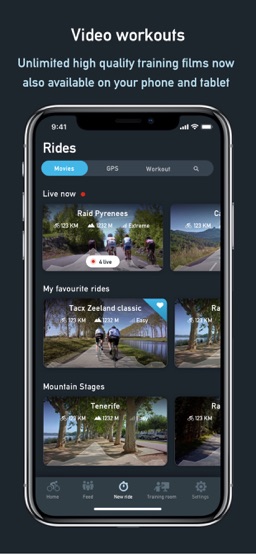 Tacx Training app screenshot