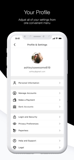 Toyota Financial Services app screenshot