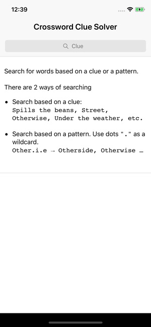 Crossword Clue Solver On The App Store - 
