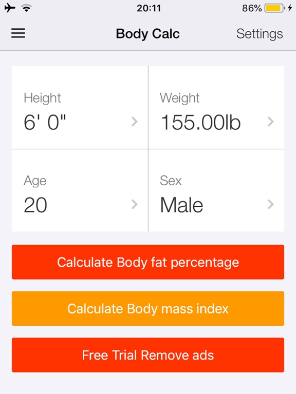 Bmi Body Fat Calculator App Price Drops