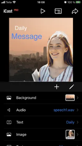 Game screenshot iCast: audiogram podcast video mod apk