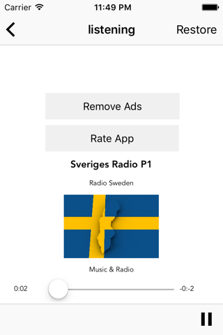 Radio Sweden Streaming Station screenshot 3