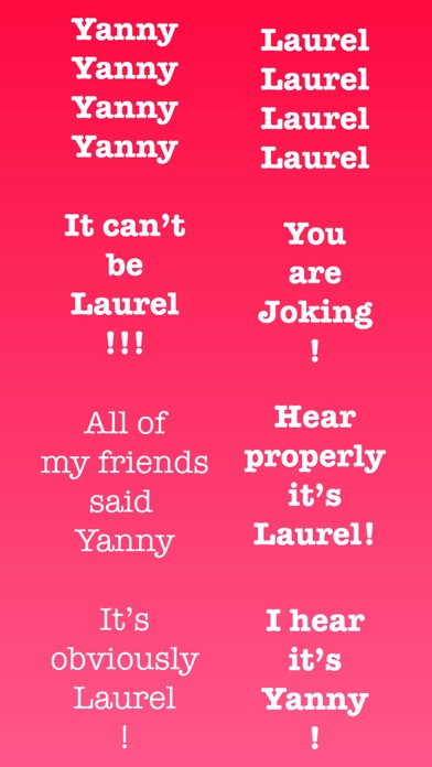 Yanny or Laurel ! Sticker App screenshot 2