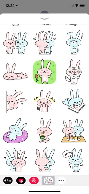 Cute bunny couple(圖3)-速報App