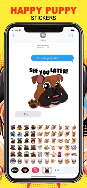 Happy Puppy Emojis(圖4)-速報App