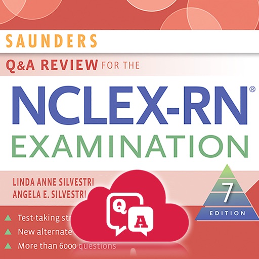 NCLEX RN Q&A Tutoring Saunders iOS App