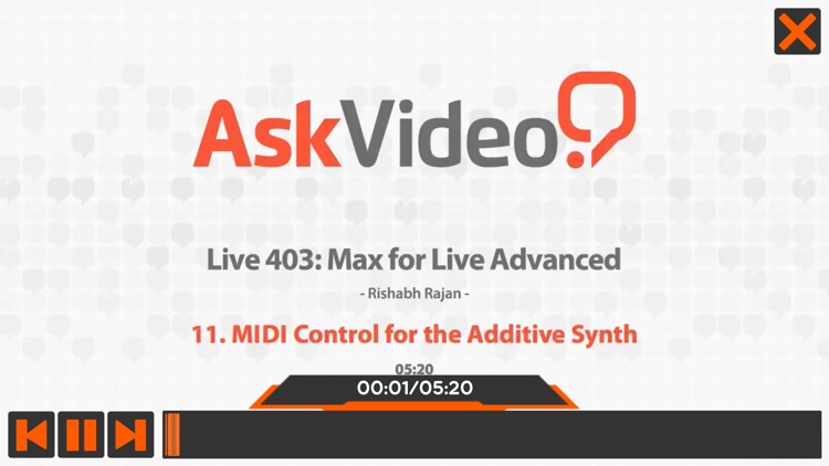 Max Advanced Course for Live 9