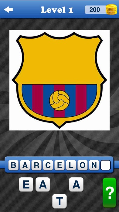 Whats the Badge? Free Addictive Football Soccer Logo Crest Clubs Word Quiz Game Screenshot 1