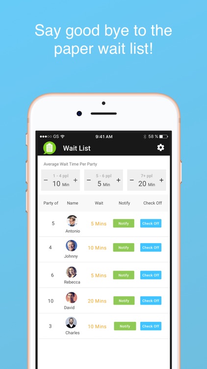 Wait List Chatbot