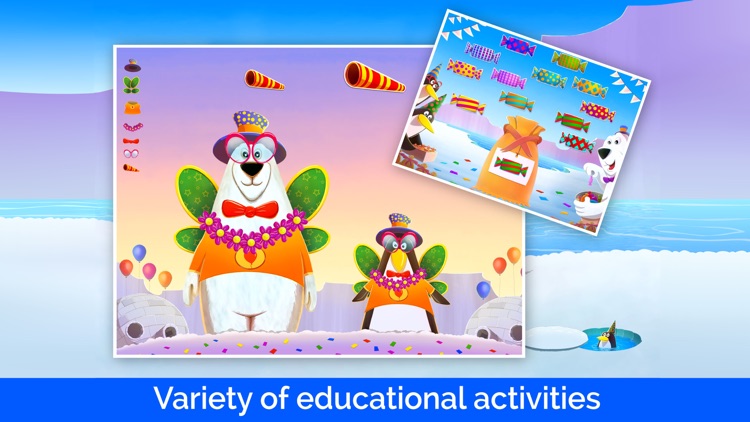 Game with puzzles for toddlers