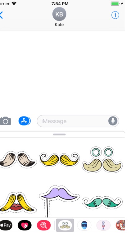 Mustache Stickers Pro