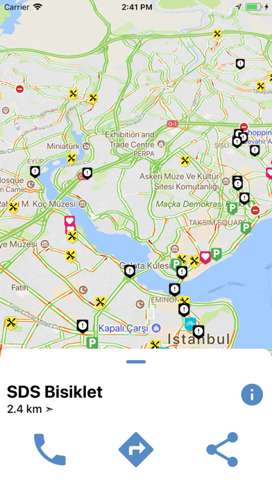 Bisikletli Ulaşım Haritası. screenshot 3