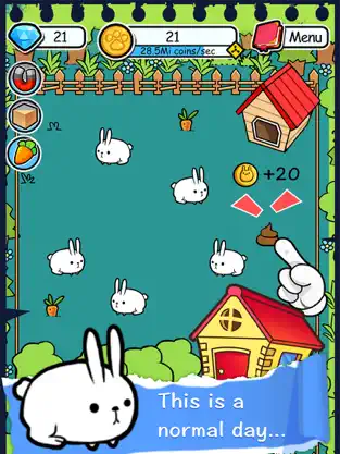 Screenshot 1 Rabbit Evolution Merge in Farm iphone