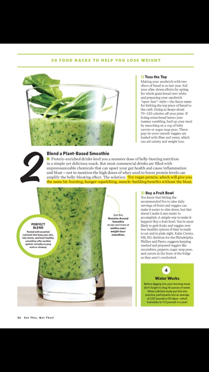 Eat This, Not That! Magazine